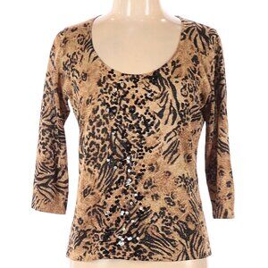 August Silk sequined sweater